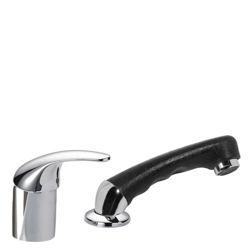 Bateria jednouchwytowa fryzjerska do mycia włosów chrom TRES 172450