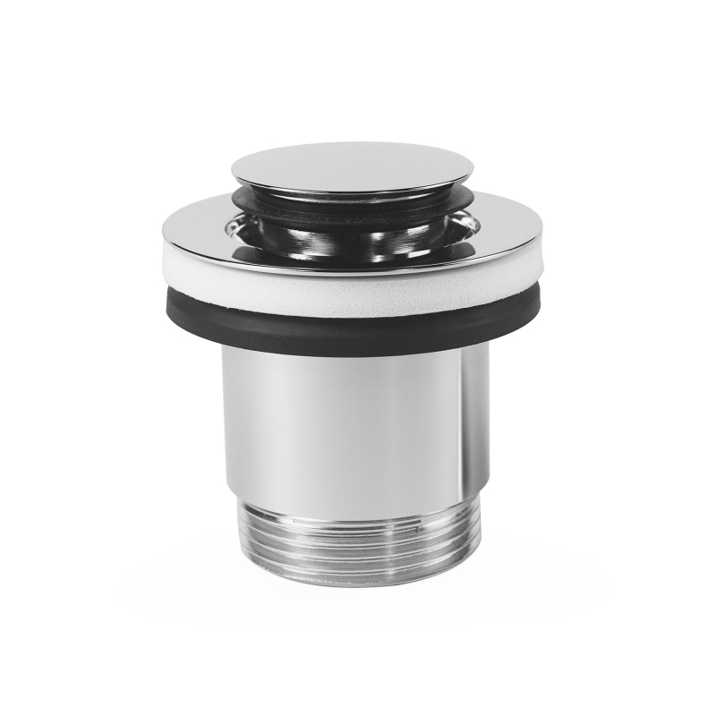 Click-clack Simple-rapid do umywalki z opcją zawsze otwartą chrom TRES 24284020