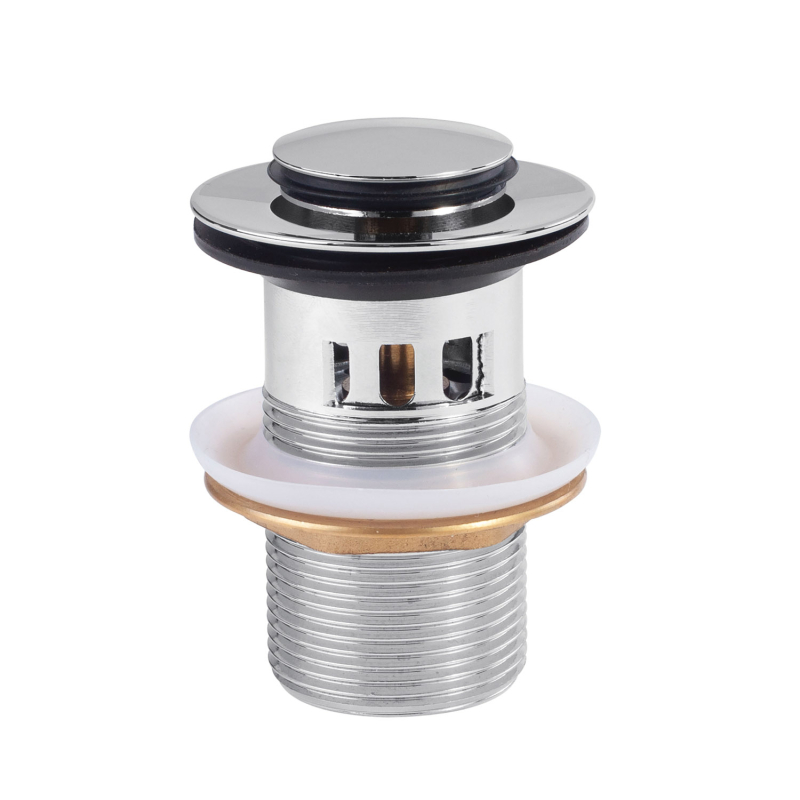 Click-clack do umywalki z przelewem chrom TRES 134215025