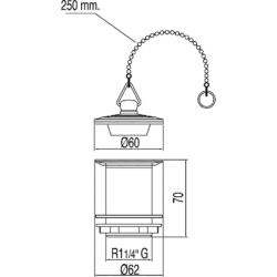 Zawór spustowy z korkiem i łańcuszkiem do umywalki bez przelewu chrom TRES 13474330