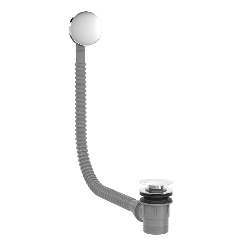 Click-clack do wanny z przelewem chrom TRES 13453420