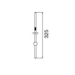 Cięgno długie do korka automatycznego chrom TRES 9134840061