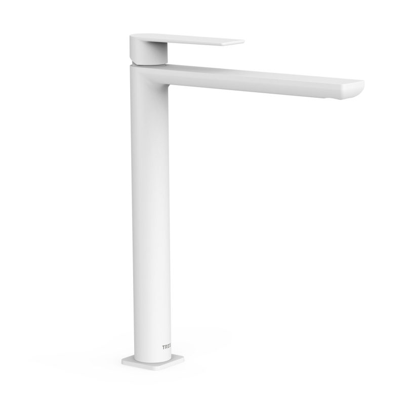 Bateria jednouchwytowa umywalkowa XXL LOFT biel matowa TRES 20020305BM