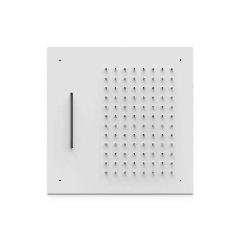 Deszczownica podtynkowa sufitowa biel matowa TRES 29995501BM