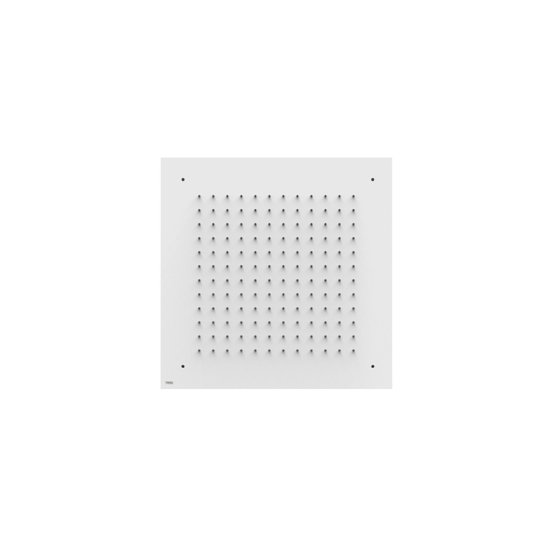 Deszczownica podtynkowa sufitowa biel matowa TRES 134944BM