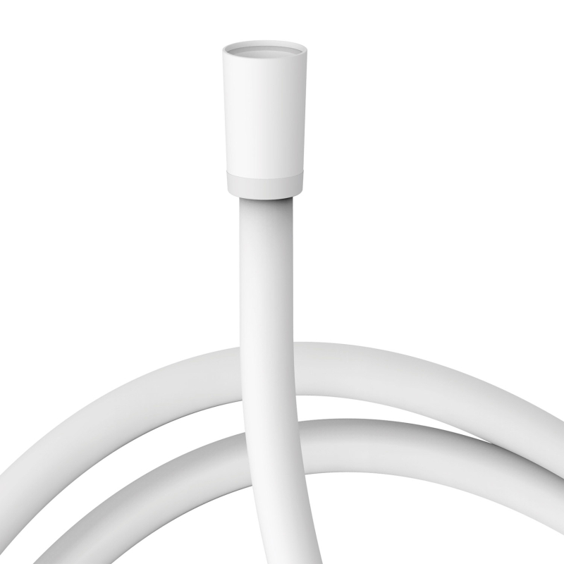 Satynowy wąż biel matowa TRES 913460912BM