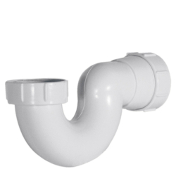 Syfon z PVC wannowy biel...