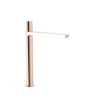 Bateria jednouchwytowa umywalkowa XXL PROJECT-TRES 24-k różowe złoto TRES 21180302OP