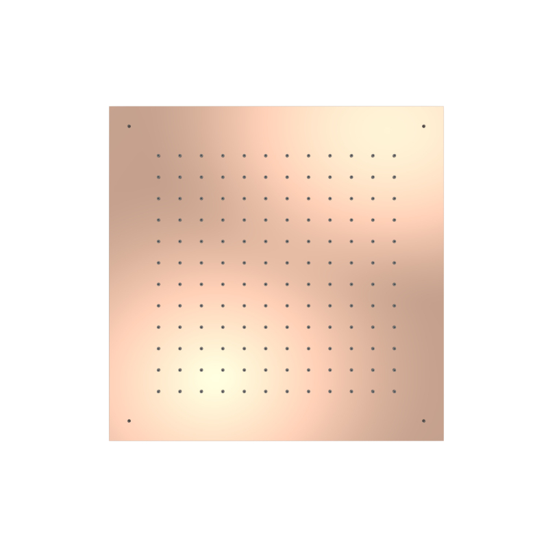 Deszczownica podtynkowa sufitowa 24-k różowe złoto TRES 134951OP