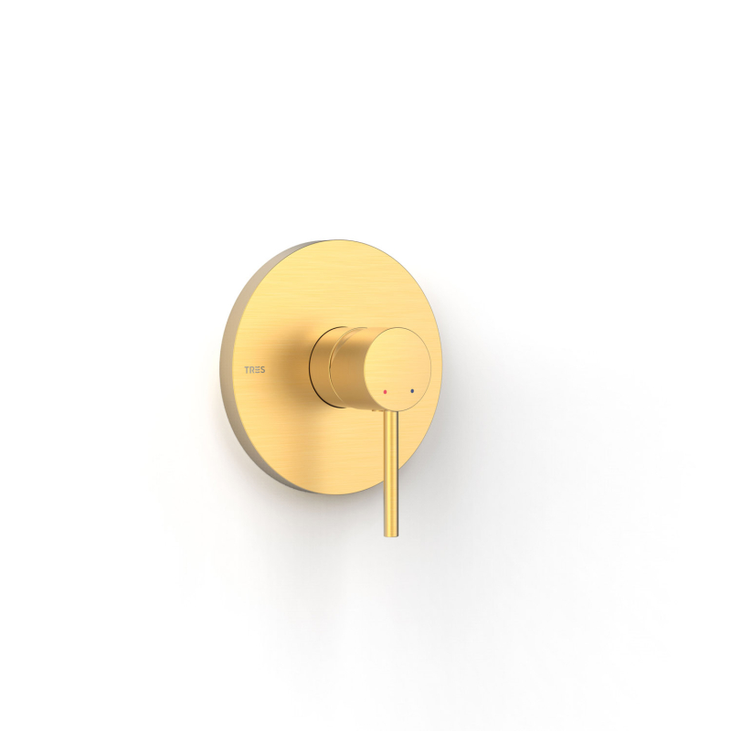 Elementy zewnętrzne do 1-drożnego RAPID-BOX 24-k matowe złoto TRES 26227810OM