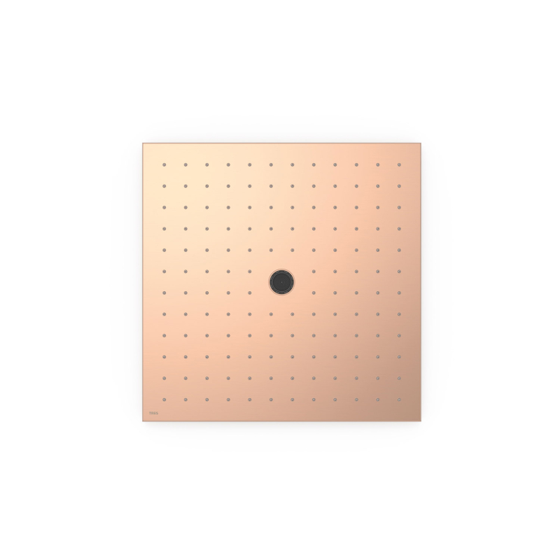 Deszczownica podtynkowa sufitowa 24-k matowe różowe złoto TRES 13495102OPM