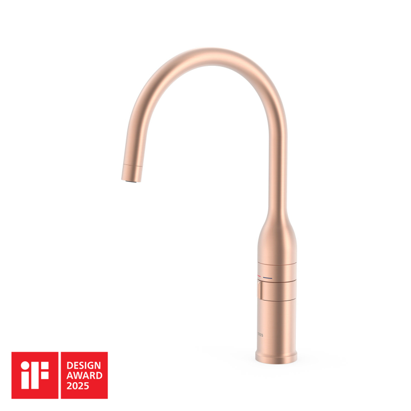 Bateria elektroniczna kuchenna 24-k matowe różowe złoto TRES 23044501OPM