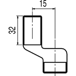 Mimośród z tłumikiem do przesuwania ujęcia wody w baterii TRES 9134786