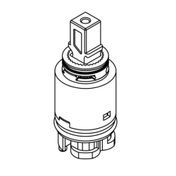 Wkład (średnica) 25 mm. TRES 9130190