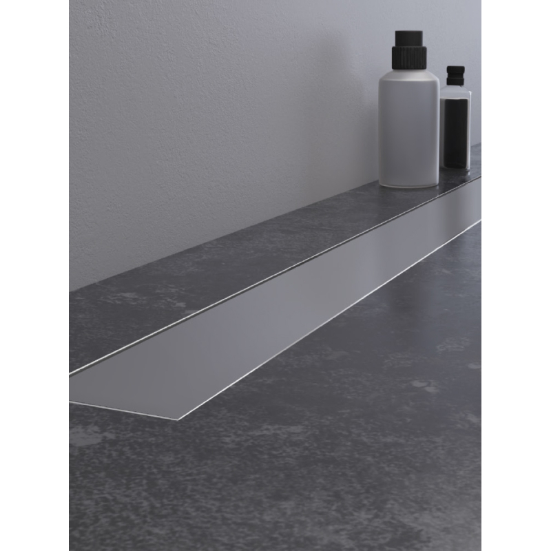 ODWODNIENIE VIMO PROSTOKĄTNY CHROM 80x11x7,5 CHROM POŁYSK NEW TRENDY OL-0039