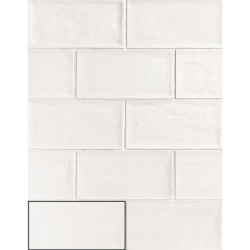 PIEMONTE WHITE POŁYSK 7,5X15 GAT.1 (P.85681)