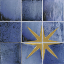 DECOR STAR II MISTY BLUE POŁYSK 12,4X12,4 GAT.1 (P.86827)