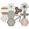 HEXAGON NICE MIX MAT 23X26 GAT.1 (P.85823)