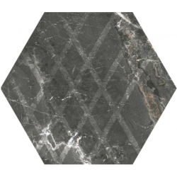 MARVELSTONE GREY HEKSAGON GRES SZKL. MAT. 19,8X17,1 GAT.1 (P.48141)