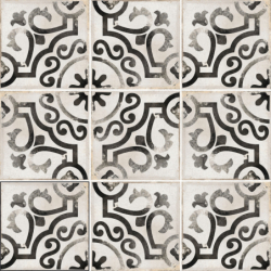 RANCHO BLACK MAT 15X15 GAT.1 (P.87227)