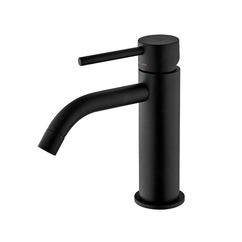 Bateria umywalkowa stojąca Light czarny mat PAFFONI RUBINETTERIE LIG075NO