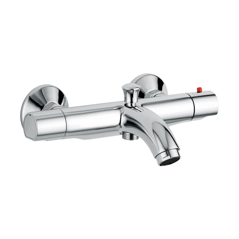 Bateria wannowa ścienna termostat Baterie Termostatyczne chrom EMMEVI RUBINETTERIE 9401CR