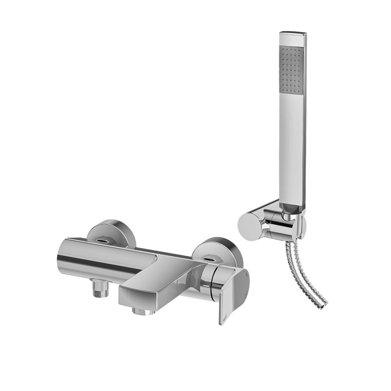 Bateria wannowa ścienna Tilt chrom PAFFONI RUBINETTERIE TI023CR