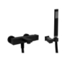 Bateria wannowa ścienna Elle czarny mat PAFFONI RUBINETTERIE EL023NO