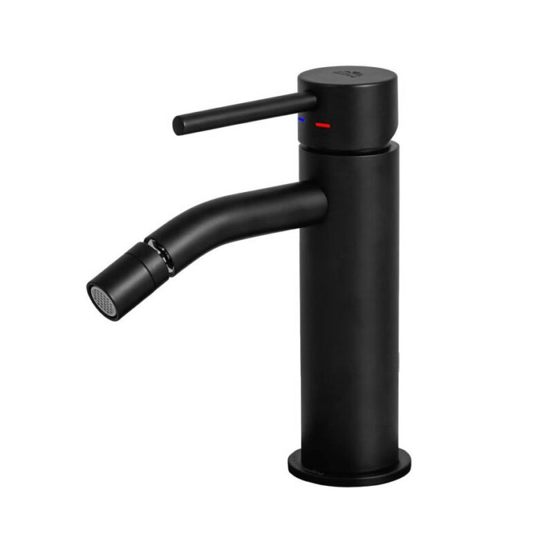 Bateria bidetowa stojąca (clickclack) Light czarny mat PAFFONI RUBINETTERIE LIG131KNO