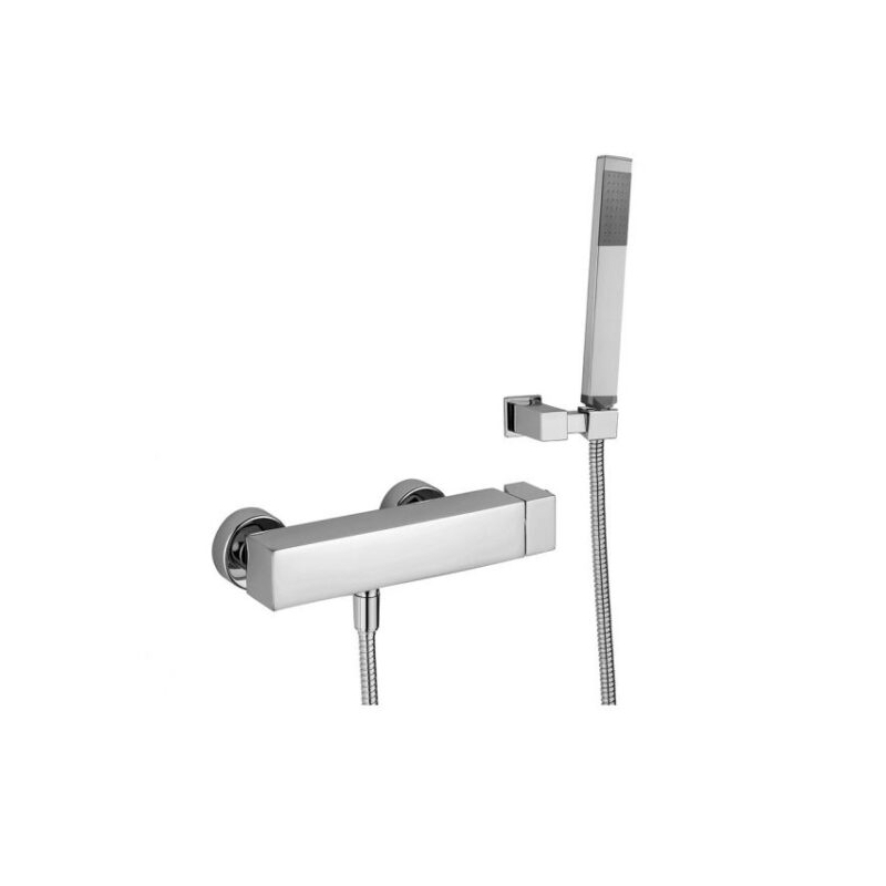 Bateria natryskowa ścienna Level chrom PAFFONI RUBINETTERIE LEC168DCR