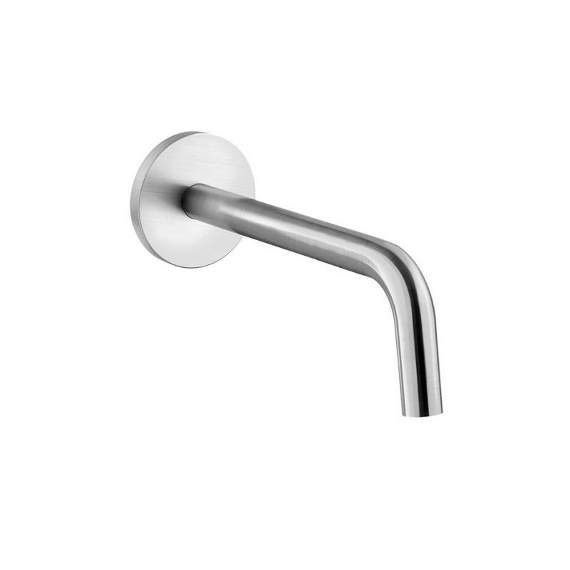 Wylewka 245mm light Wylewki stal szczotkowana PAFFONI RUBINETTERIE ZBOC046ST