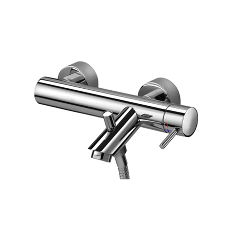 Bateria wannowa ścienna (korpus) Birillo chrom PAFFONI RUBINETTERIE BI022LCR