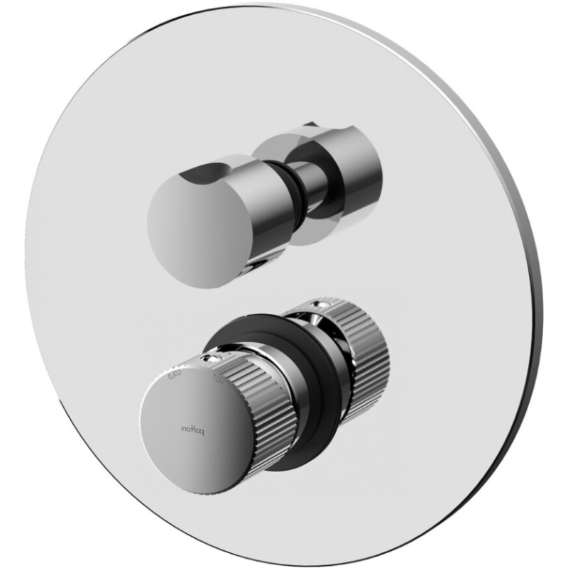 Bateria podtynkowa 2-drożna z przełącznikiem mechanicznym Jo chrom PAFFONI RUBINETTERIE JO018CR