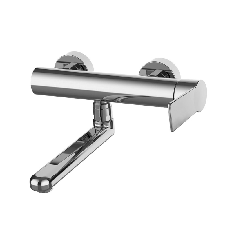 Bateria umywalkowa ścienna Tango chrom PAFFONI RUBINETTERIE TA161CR