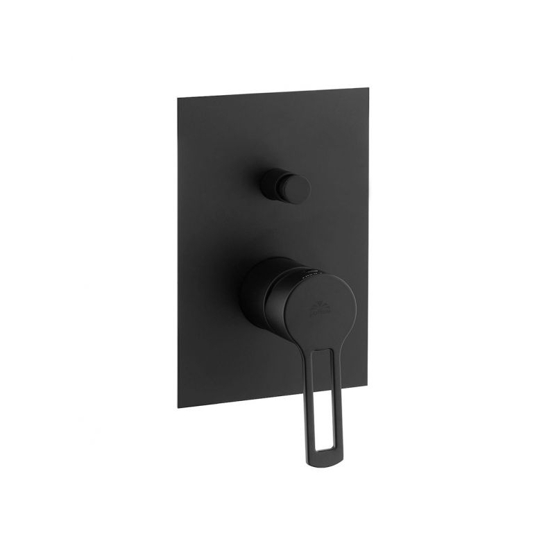 Bateria podtynkowa 2-drożna Ringo czarny mat PAFFONI RUBINETTERIE RIN015NO