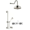Zestaw natryskowy podtynkowy Iris chrom PAFFONI RUBINETTERIE IRV010ZNF