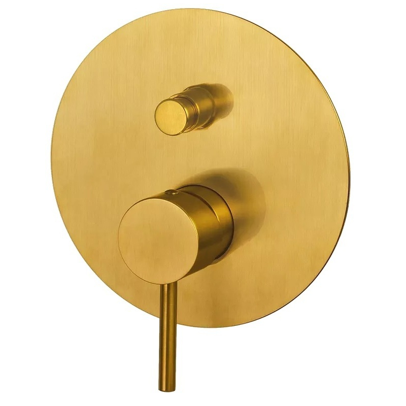 Bateria podtynkowa 2-drożna Tokyo złoto szczotkowane DANIEL RUBINETTERIE TX612.DP