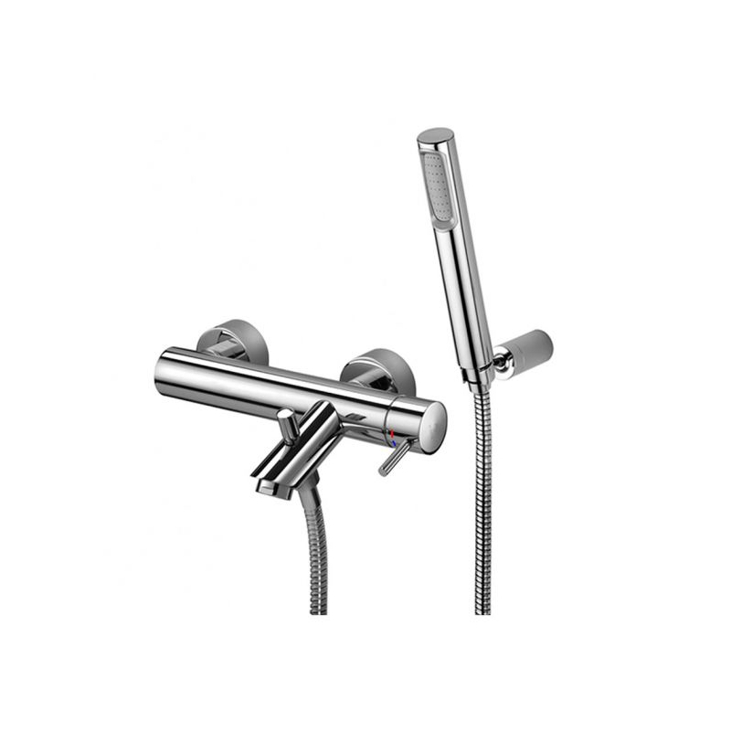 Bateria wannowa ścienna Birillo chrom PAFFONI RUBINETTERIE BI023LCR