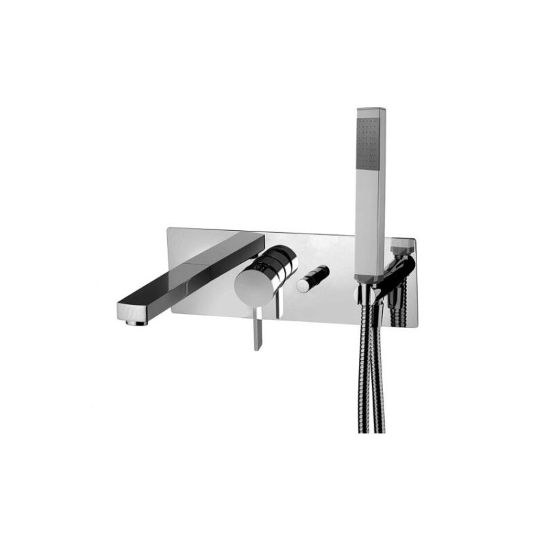 Bateria wannowa podtynkowa Rock chrom PAFFONI RUBINETTERIE RO001CR