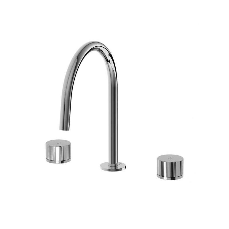 Bateria umywalkowa 3-otworowa (click clack) Jo chrom PAFFONI RUBINETTERIE JO052KCR