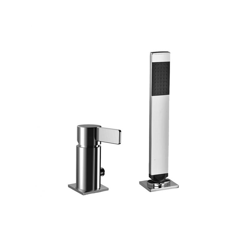 Bateria wannowa 2-otworowa (bez wylewki) Rock chrom PAFFONI RUBINETTERIE RO041CR