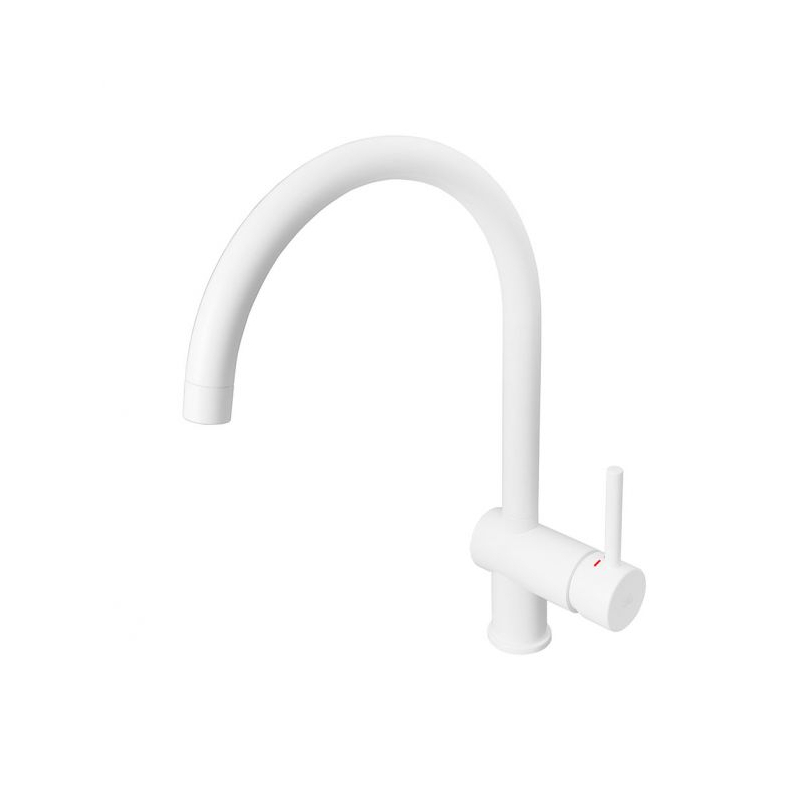 Bateria zlewozmywakowa stojąca Light biały mat PAFFONI RUBINETTERIE LIG280BO