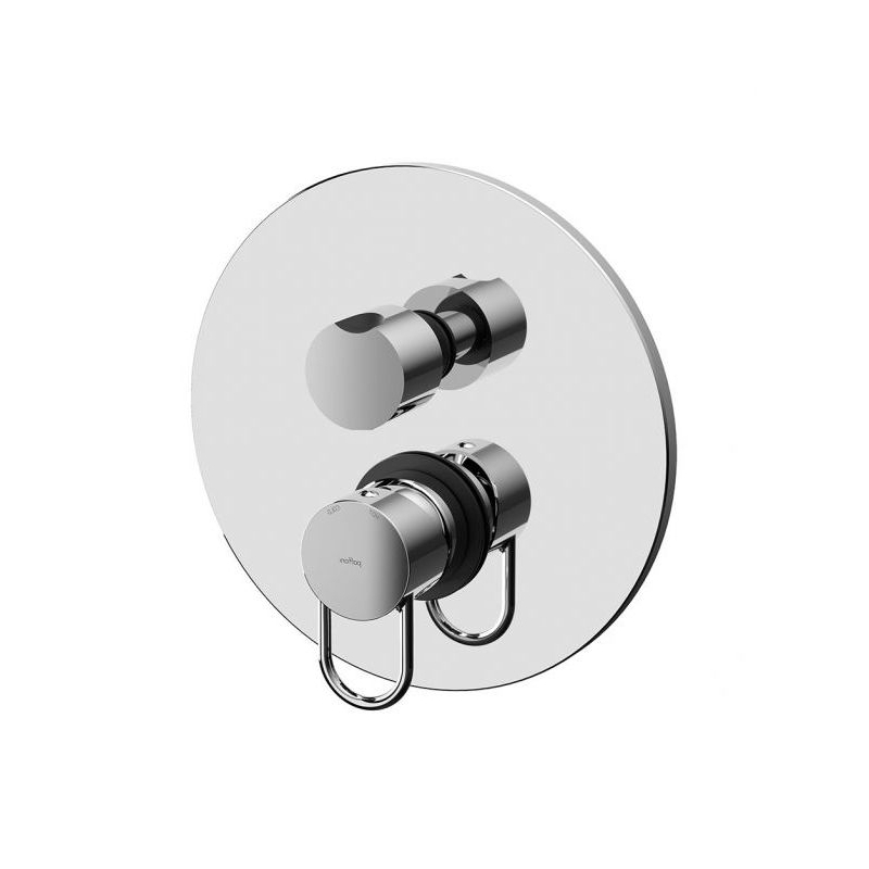 Bateria podtynkowa 3-drożna z przełącznikiem mechanicznym Joker chrom PAFFONI RUBINETTERIE JK019CR