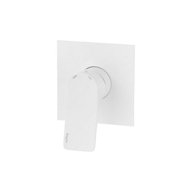 Bateria podtynkowa 1-drożna Tilt biały mat PAFFONI RUBINETTERIE TI010BO