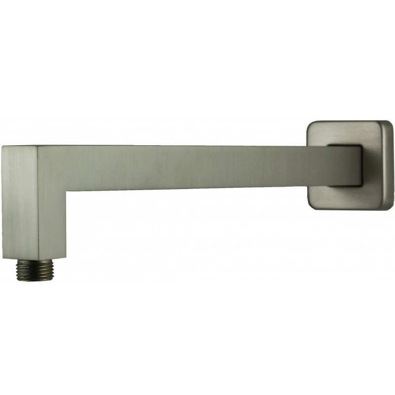 Ramię ścienne kwadratowe 40cm Deszczownice stal szczotkowana PAFFONI RUBINETTERIE ZSOF063ST