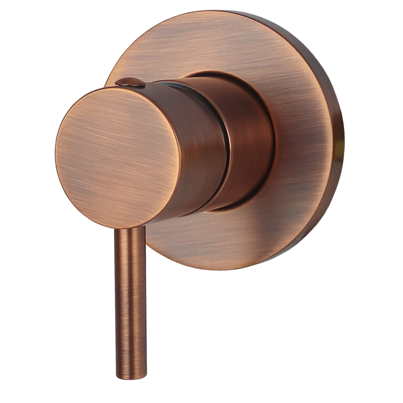 Bateria podtynkowa 1-drożna Light miedź szczotkowana PAFFONI RUBINETTERIE LIG010RMSP70