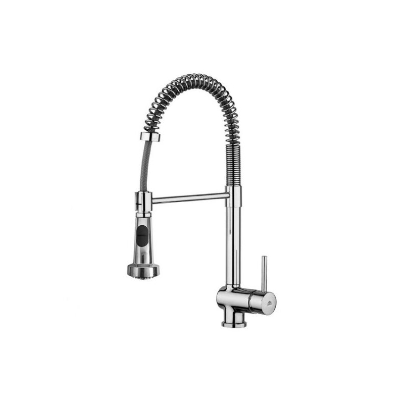 Bateria zlewozmywakowa stojąca z wężem operacyjnym Stick chrom PAFFONI RUBINETTERIE SK176CR