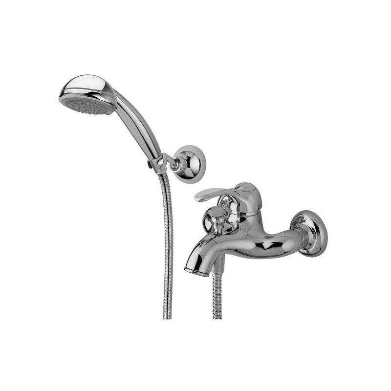 Bateria wannowa ścienna Flavia chrom PAFFONI RUBINETTERIE FA024CR