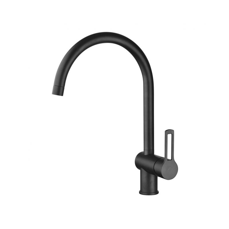 Bateria zlewozmywakowa stojąca Ringo czarny mat PAFFONI RUBINETTERIE RIN180NO