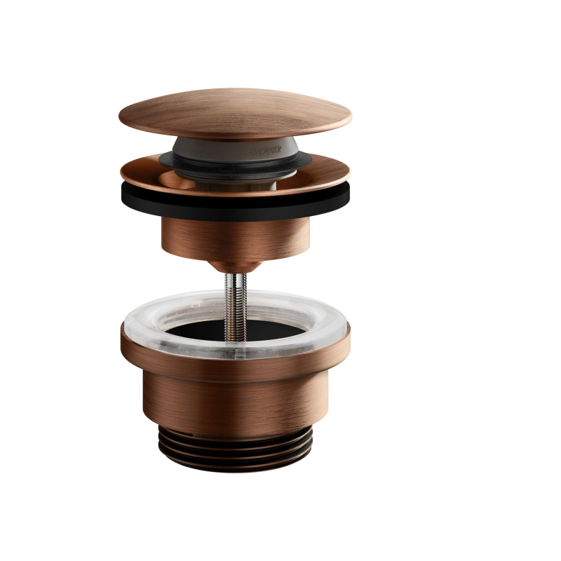 Korek uniwersalny click clack miedź szczotkowana Akcesoria miedź szczotkowana PAFFONI RUBINETTERIE ZSCA050RMSP